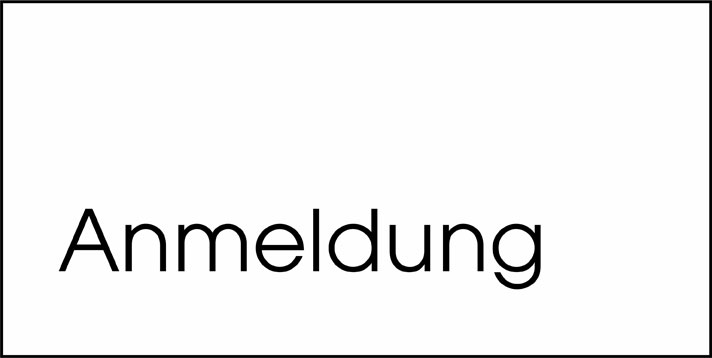Typ Beta 250 x 125 mm - Anmeldung