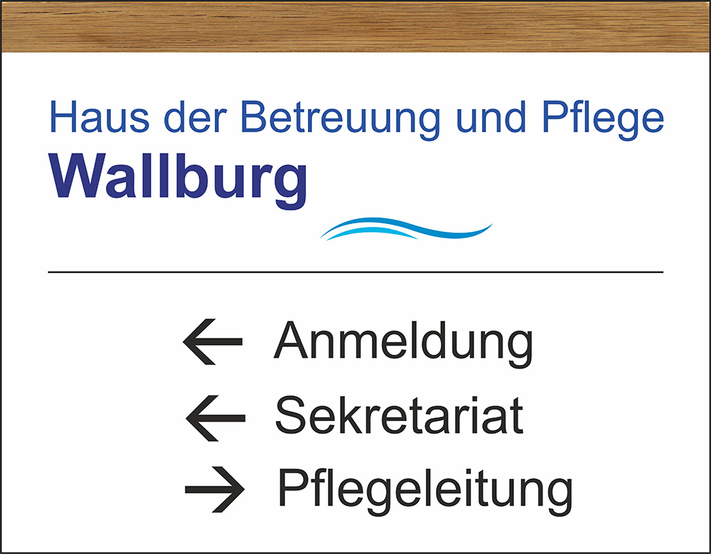 Türschild TwinHolz Eiche - 420 x 322 mm (BxH) A3 quer