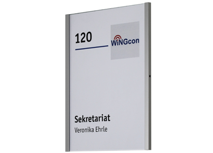 Türschild KRISTALLINO.s-Acryl - 155 x 210 mm (BxH) A5 hoch