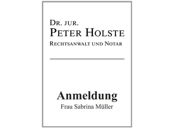 Türschild NIRO.clic - 150,5 x 212 mm, A5 (hoch oder quer)