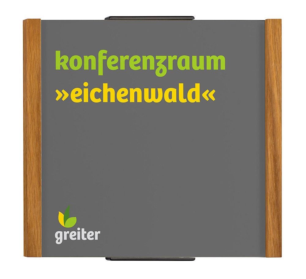 Türschild LMH OSLO Eiche - 160 x 148 mm (BxH)