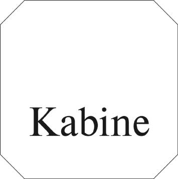 Typ Jota 125 x 125 mm - Kabine