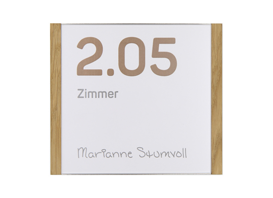 Türschild NIRO.eiche*