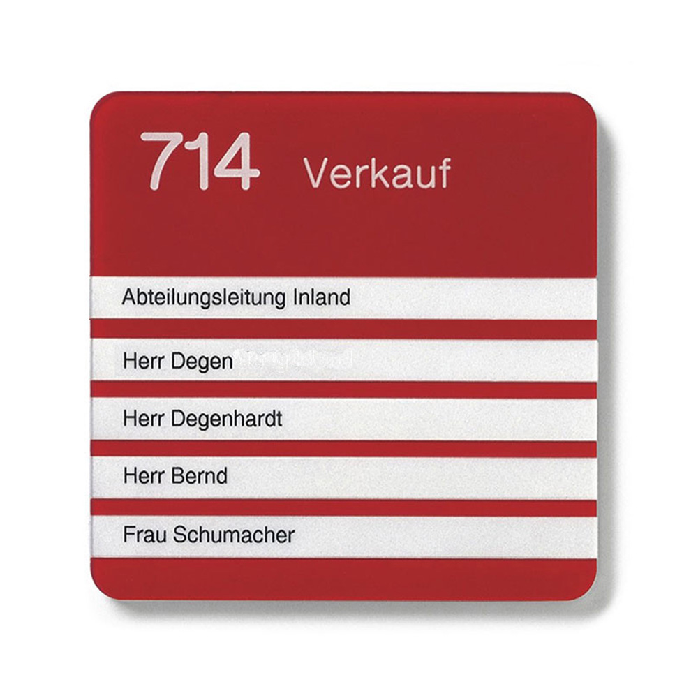 Türschild Unitex-BX-rund - 155 x 155 mm (BxH)