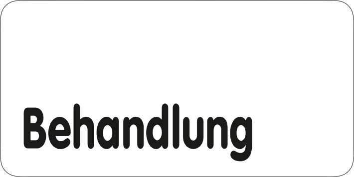 Typ Delta 250 x 125 mm - Behandlung