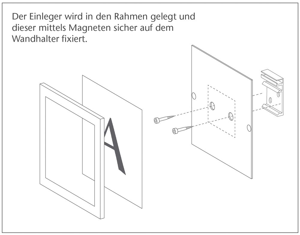 Türschild Margo - 160 x 160 mm