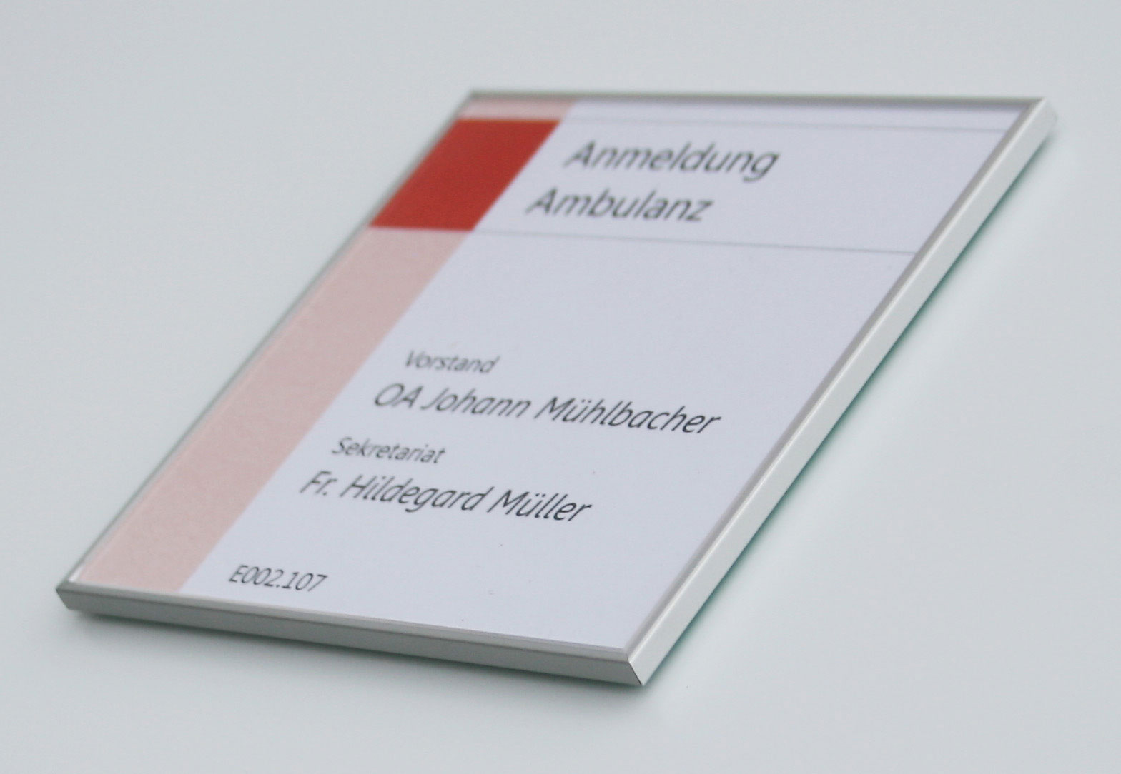 Türschild FORMO.flach - 213,5 x 152 mm A5 quer