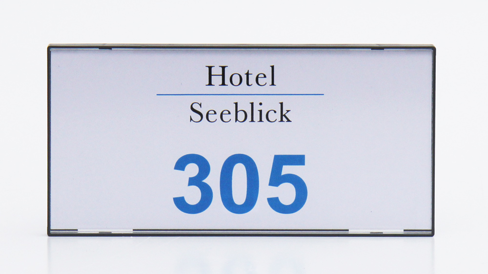 Türschild KAIRO-EASY - 149,5 x 74,75 mm - (nur in VE`s = 1 VE = 10 Stück)