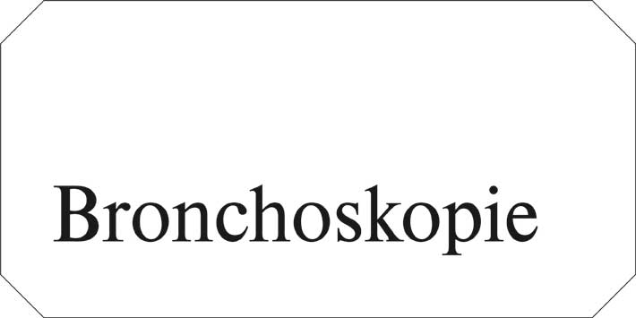 Typ Jota 250 x 125 mm - Bronchoskopie