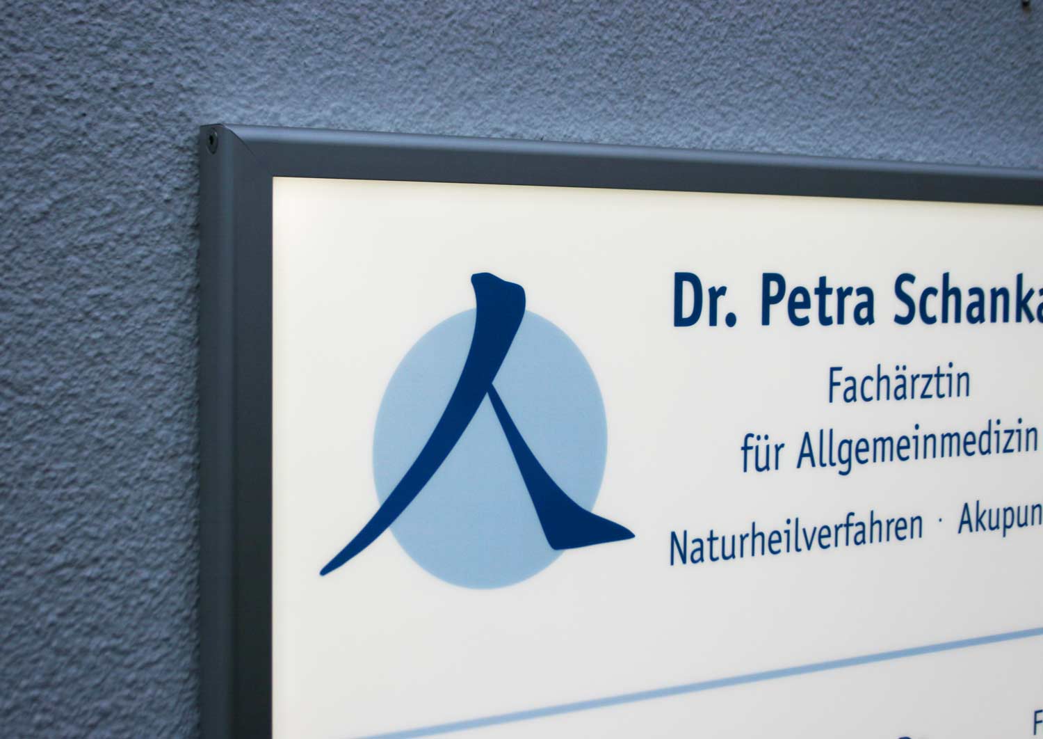 LED-beleuchtetes Schild - 70 x 50 cm