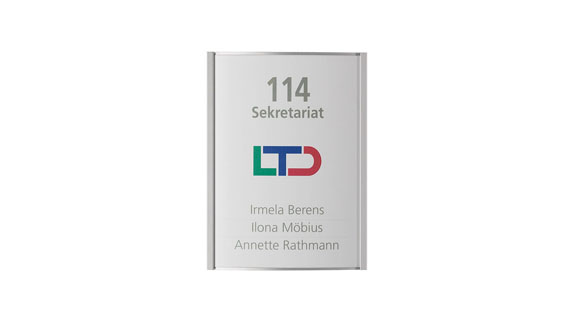 Türschild ORLANDO - 110 x 148 mm A6 hoch