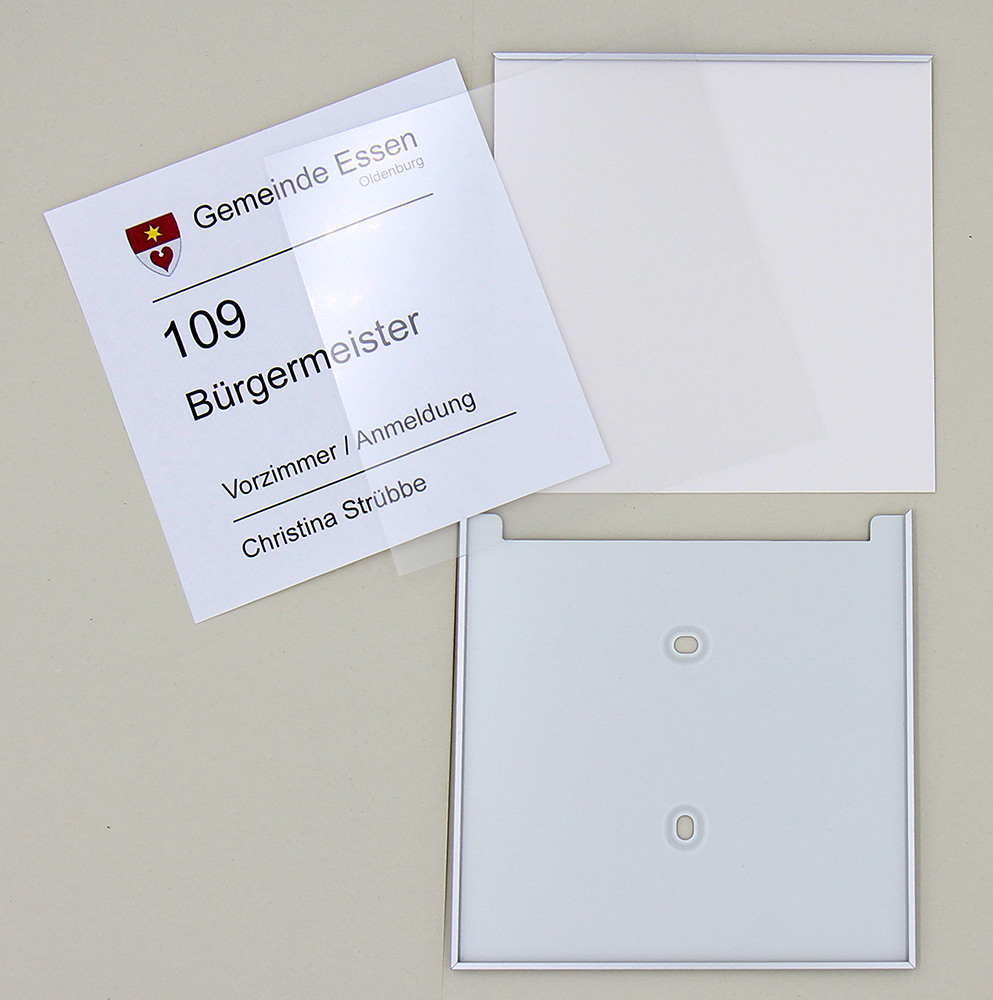 Türschild FORMO.einschub-light - 213 x 151,5 mm (BxH) A5 quer
