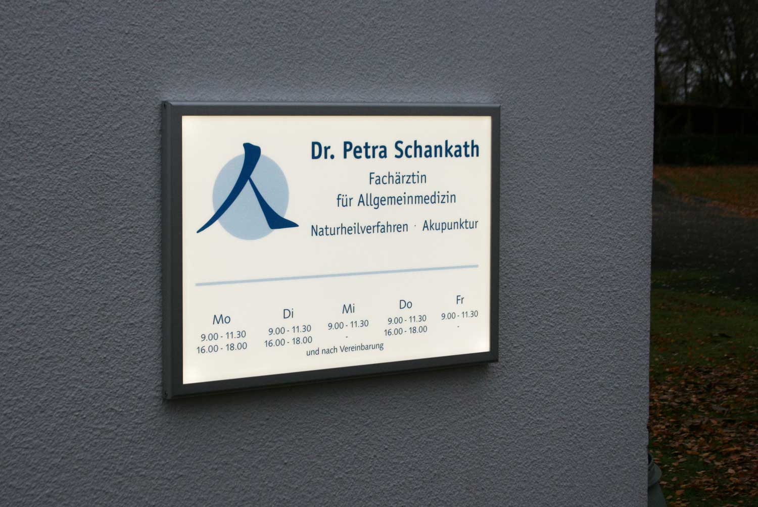 LED-beleuchtetes Schild - 70 x 50 cm
