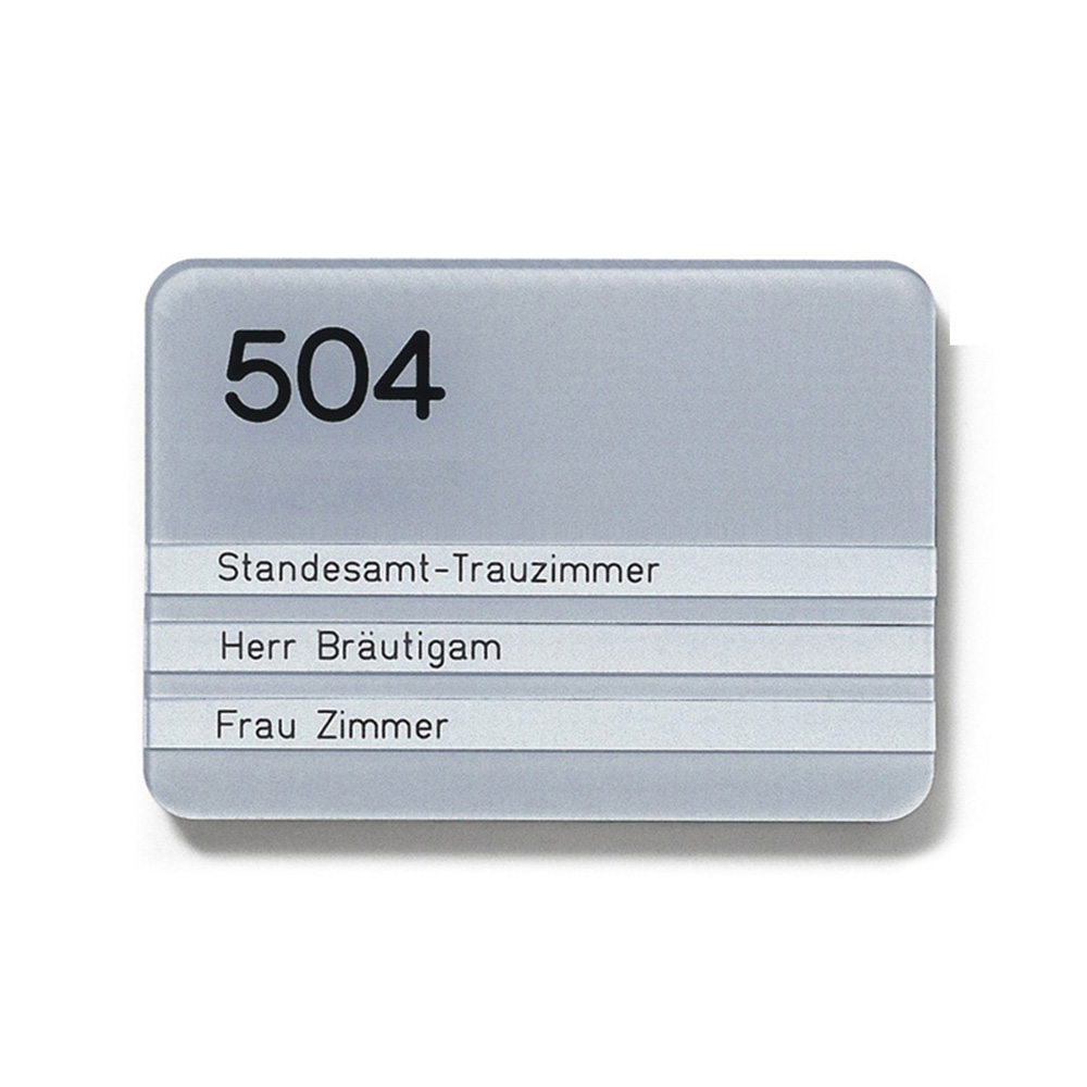 Türschild Unitex-B-rund - 155 x 110 mm (BxH)