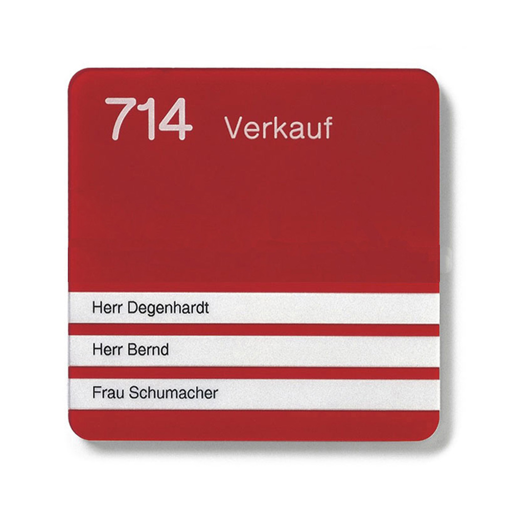 Türschild Unitex-BX-rund - 155 x 155 mm (BxH)