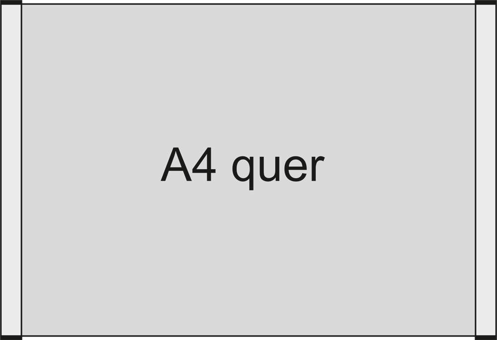 Türschild Unitex-G - 313 x 210 mm (BxH) A4 quer
