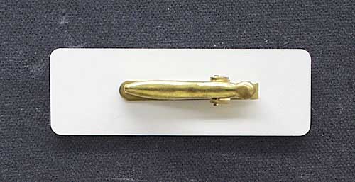 Namensschild Achteck-Standard - 75 x 25 mm