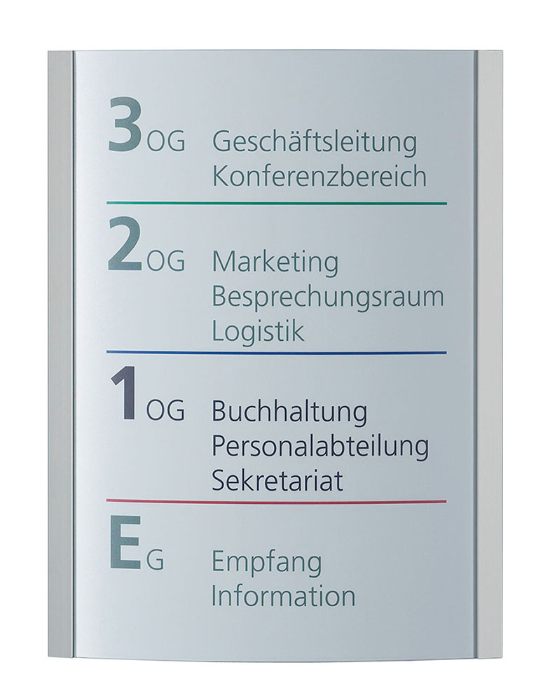 Türschild ORLANDO - 230 x 297 mm A4 hoch