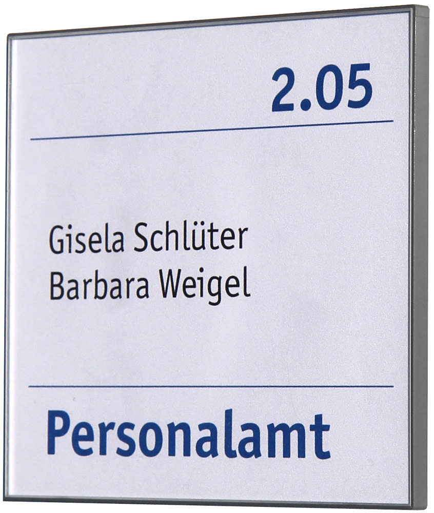 Türschild KAIRO-EASY - 149,5 x 149,5 mm(nur in VE`s = 10 Stück pro VE)