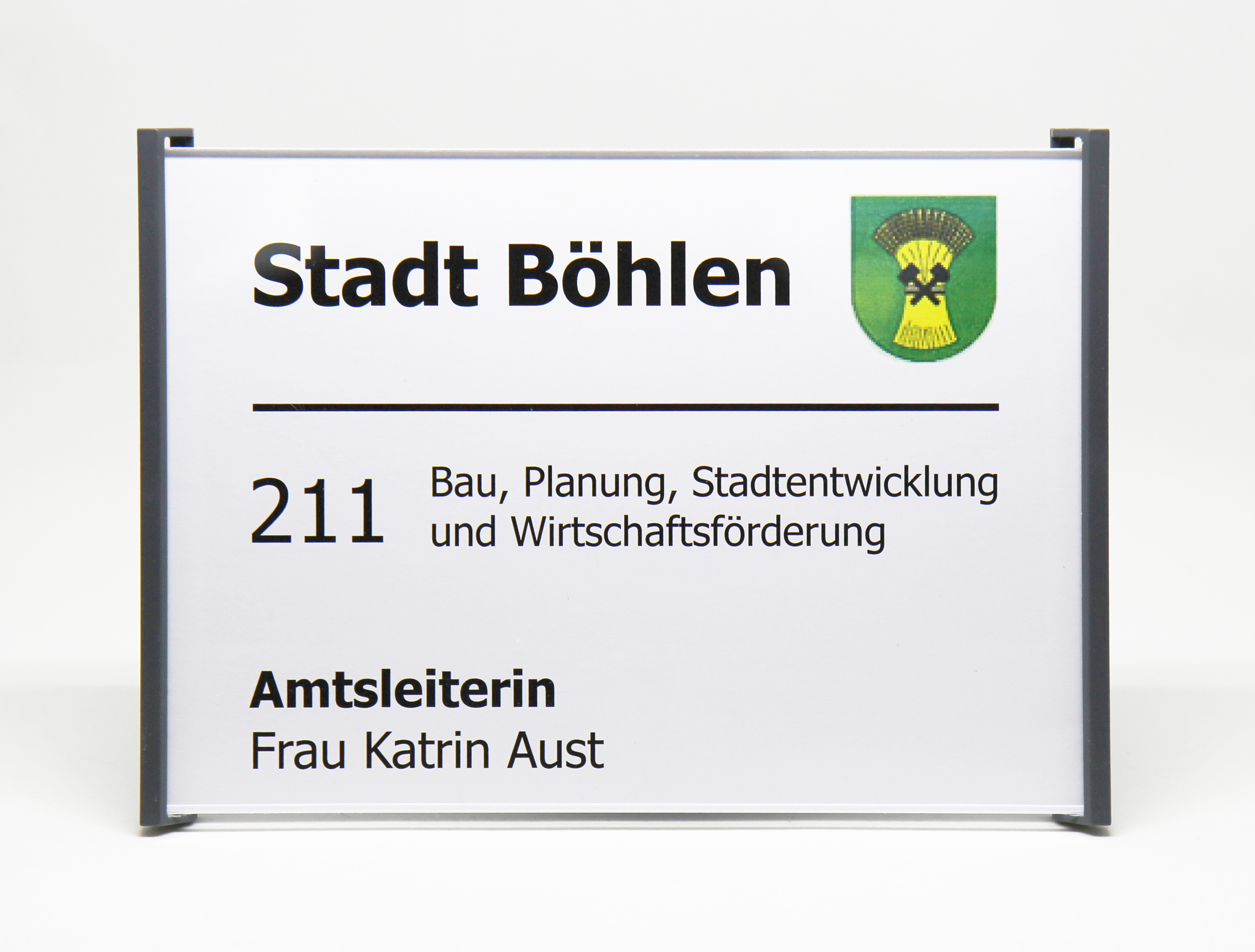 Türschild SIMPLEX - 210 x 148 mm (hoch oder quer)