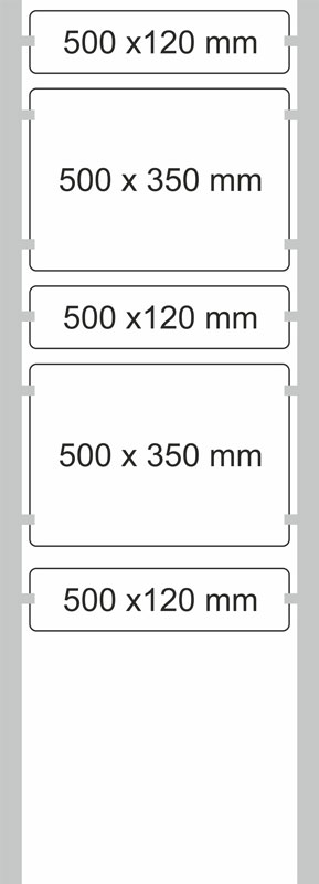Edelstahl-Schildständer - Typ HGH-PWS-5035