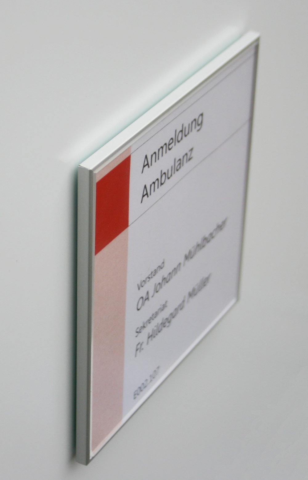 Türschild FORMO.flach - 152 x 108,5 mm A6 quer