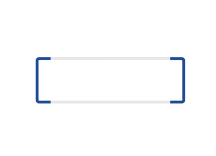 Türschild SignCode Color - 210 x 65 mm (hoch oder quer)