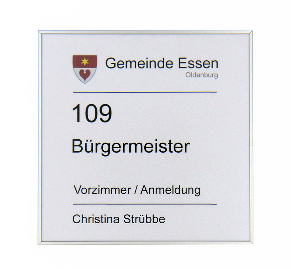 Türschild FORMO.einschub-light - 213 x 151,5 mm (BxH) A5 quer
