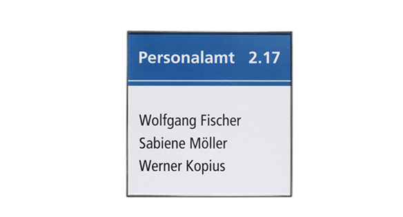 Türschild RIO - 149,5 x 149,5 mm Rio
