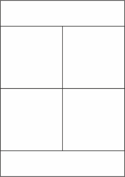 Einlegeblätter 20 Blatt - 4 x 105 x 105 mm