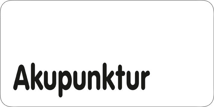 Typ Delta 250 x 125 mm - Akupunktur