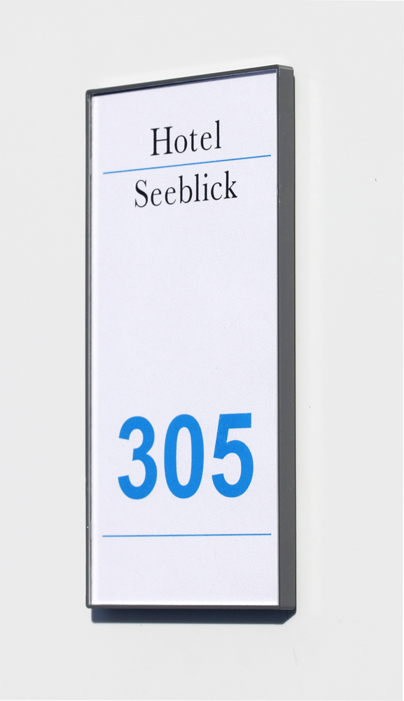 Türschild KAIRO-EASY - 149,5 x 74,75 mm - (nur in VE`s = 1 VE = 10 Stück)