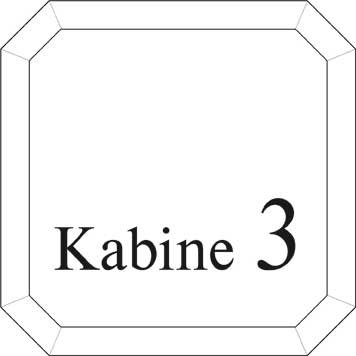Typ Epsilon 125 x 125 mm - Kabine 3