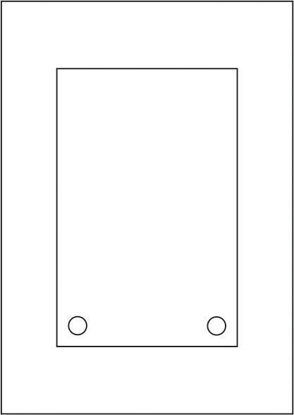 Laserdruck-Folien klar - KRISTALLUM-R + INOFIX-Q - 130 x 200 mm 2-Loch