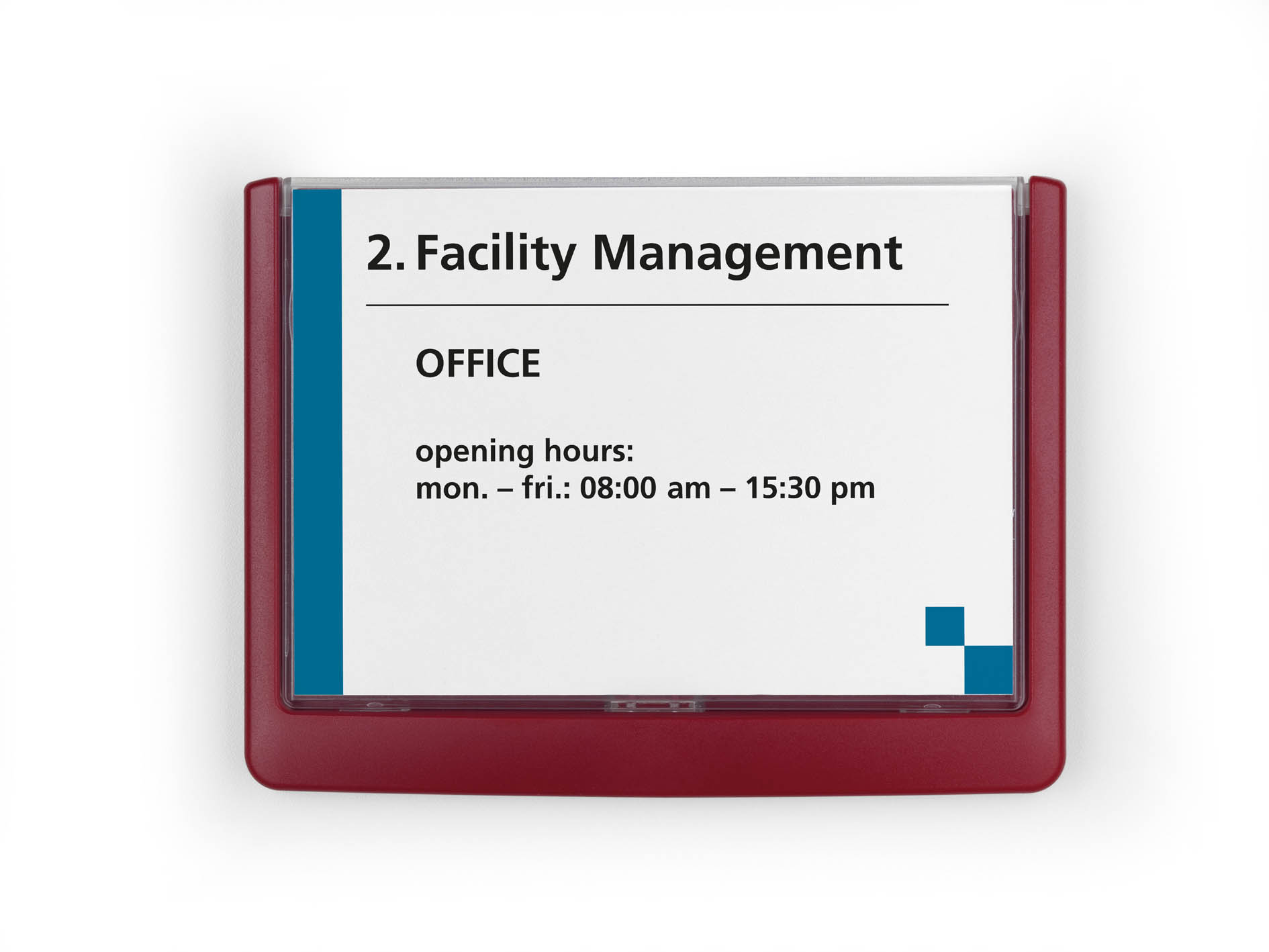Türschild Click-Sign Durable - 149 x 105,5 mm A6
