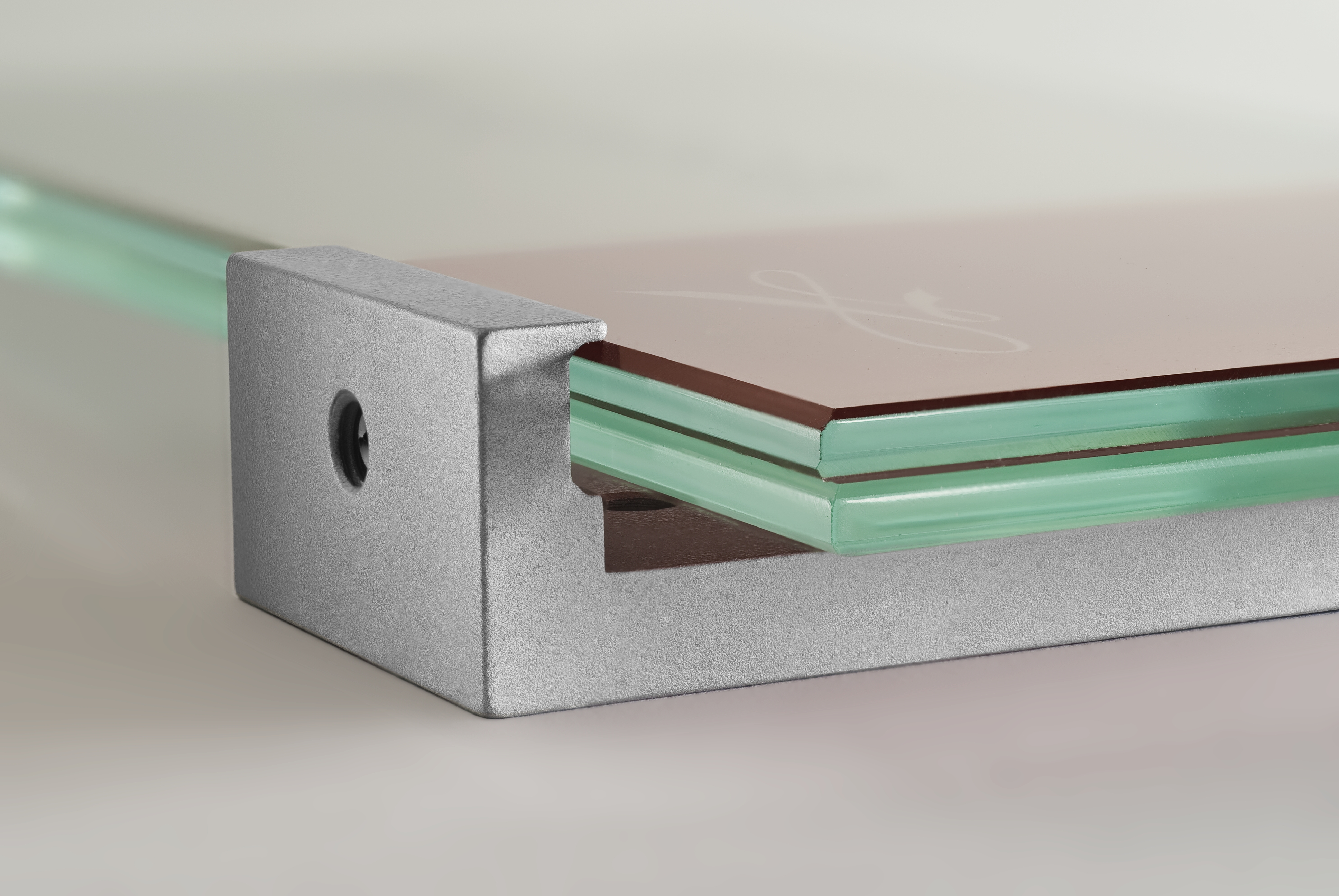 Glas-Türschild VIGO - 149 x 149 mm