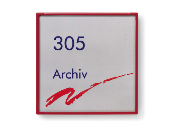 Türschild Unitex-F