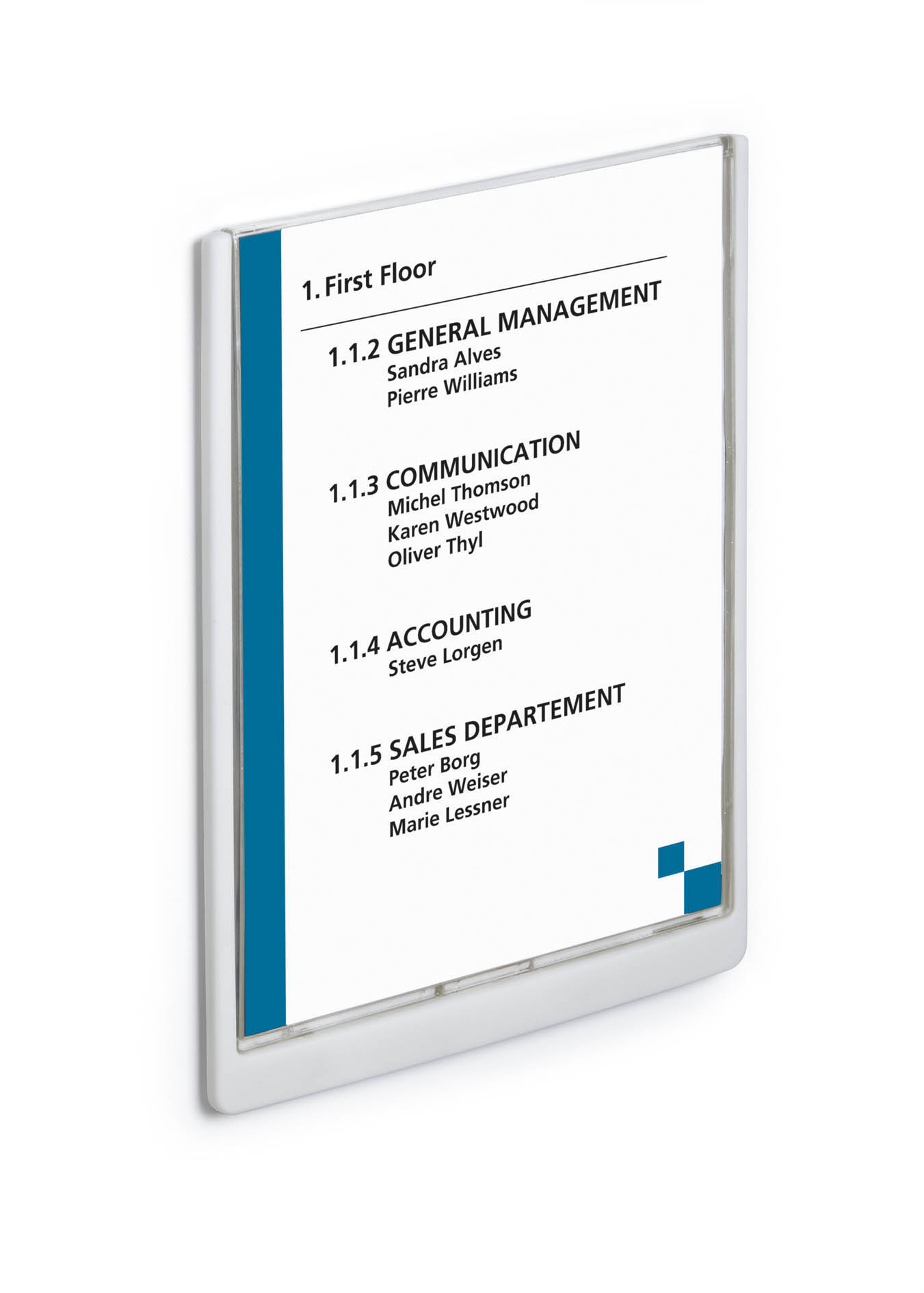 Türschild Click-Sign Durable - 210 x 297 mm A4 hoch