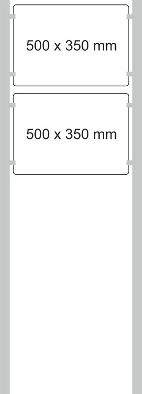 Edelstahl-Schildständer - Typ HGH-PWS-5035