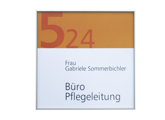 Türschild FORMO.plex