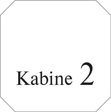 Typ Jota 125 x 125 mm - Kabine 2