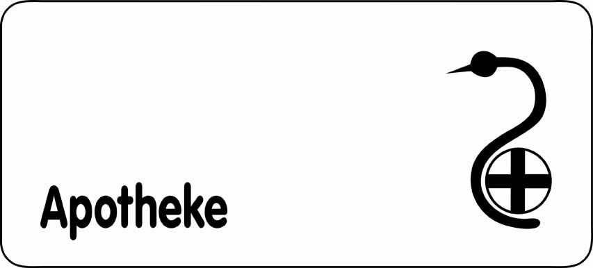Typ Delta 300 x 135 mm - Apotheke