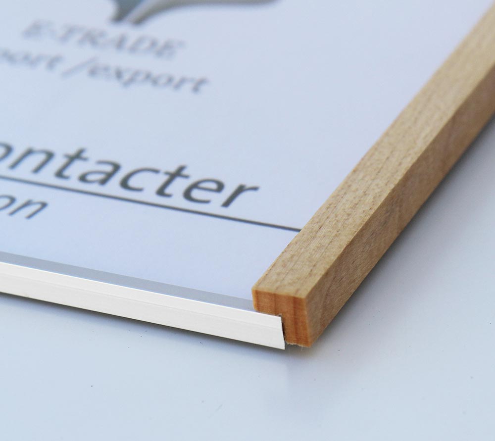 Türschild LMH Silver Line Ahorn - 431,5 x 299,5 mm (BxH) A3 quer