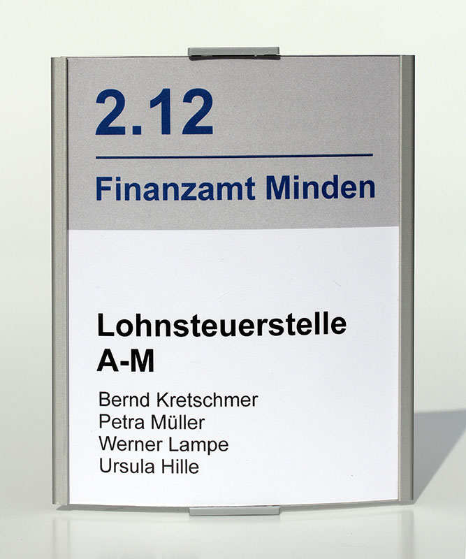 Wandschild FRANKFURT - 317 x 420 mm A3 hoch