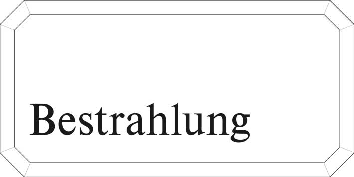 Typ Epsilon 250 x 125 mm - Bestrahlung