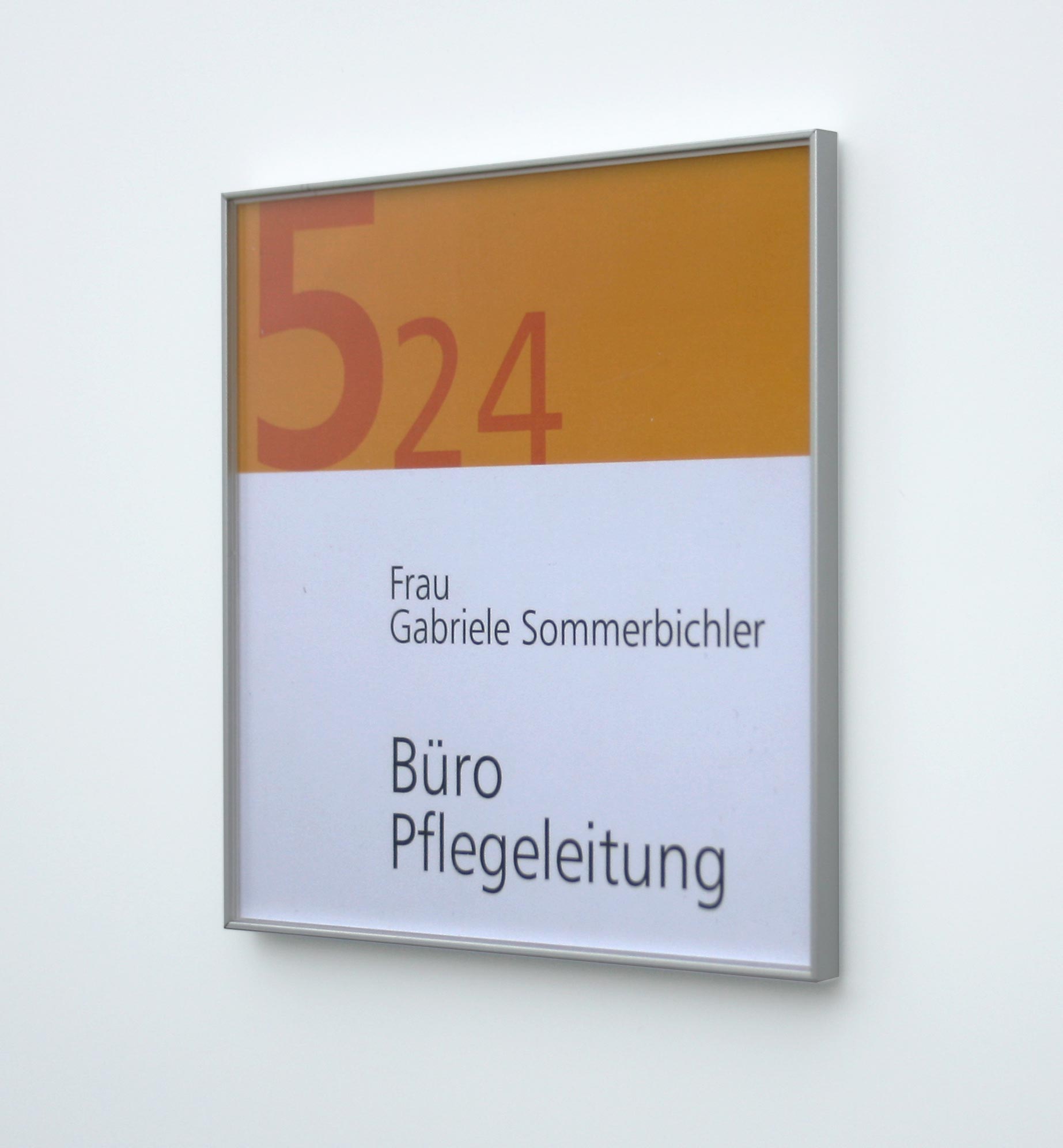 Türschild FORMO.plex - 213,5 x 152 mm, A5 quer
