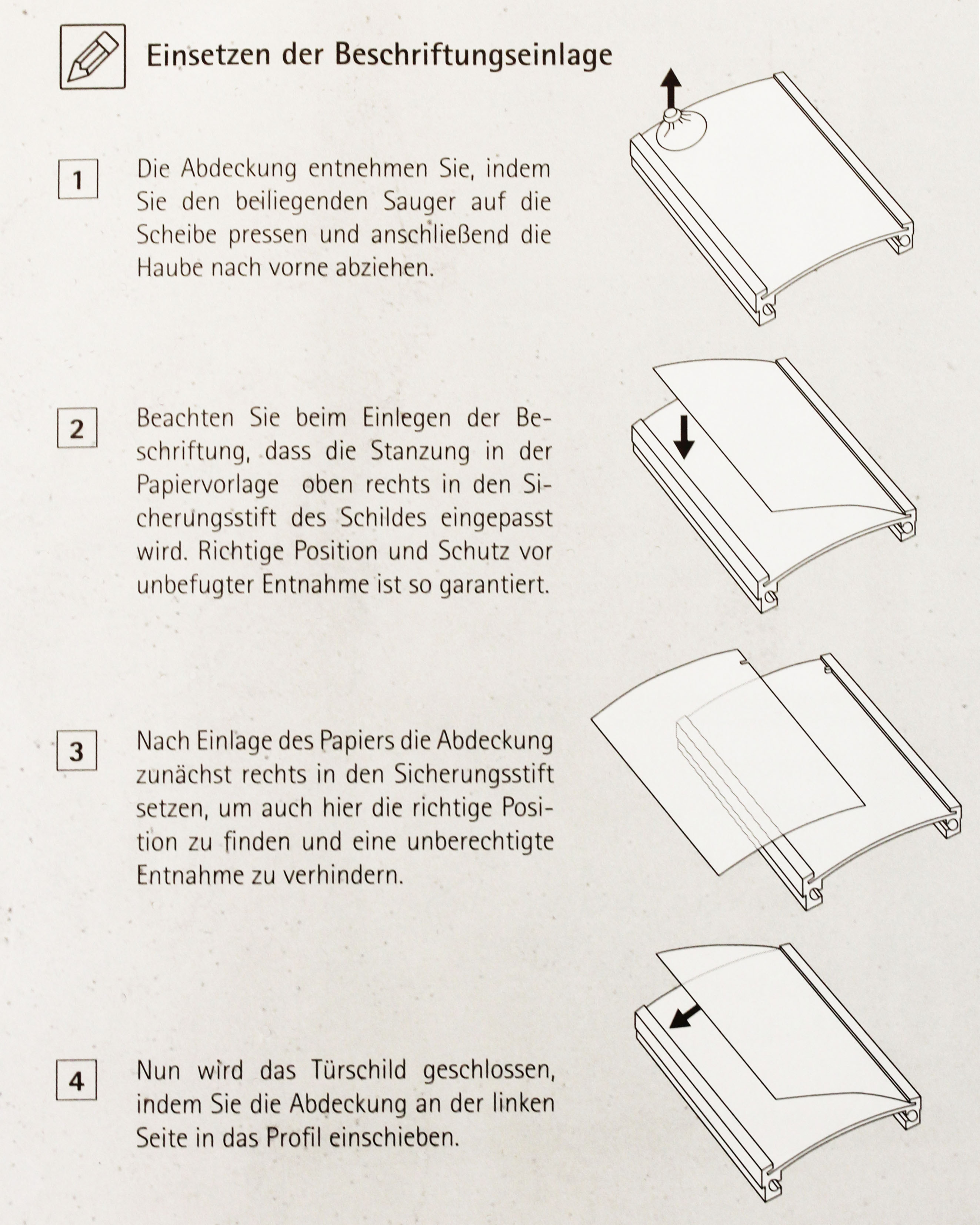 Türschild ORLANDO - 148 x 210 mm A5 hoch