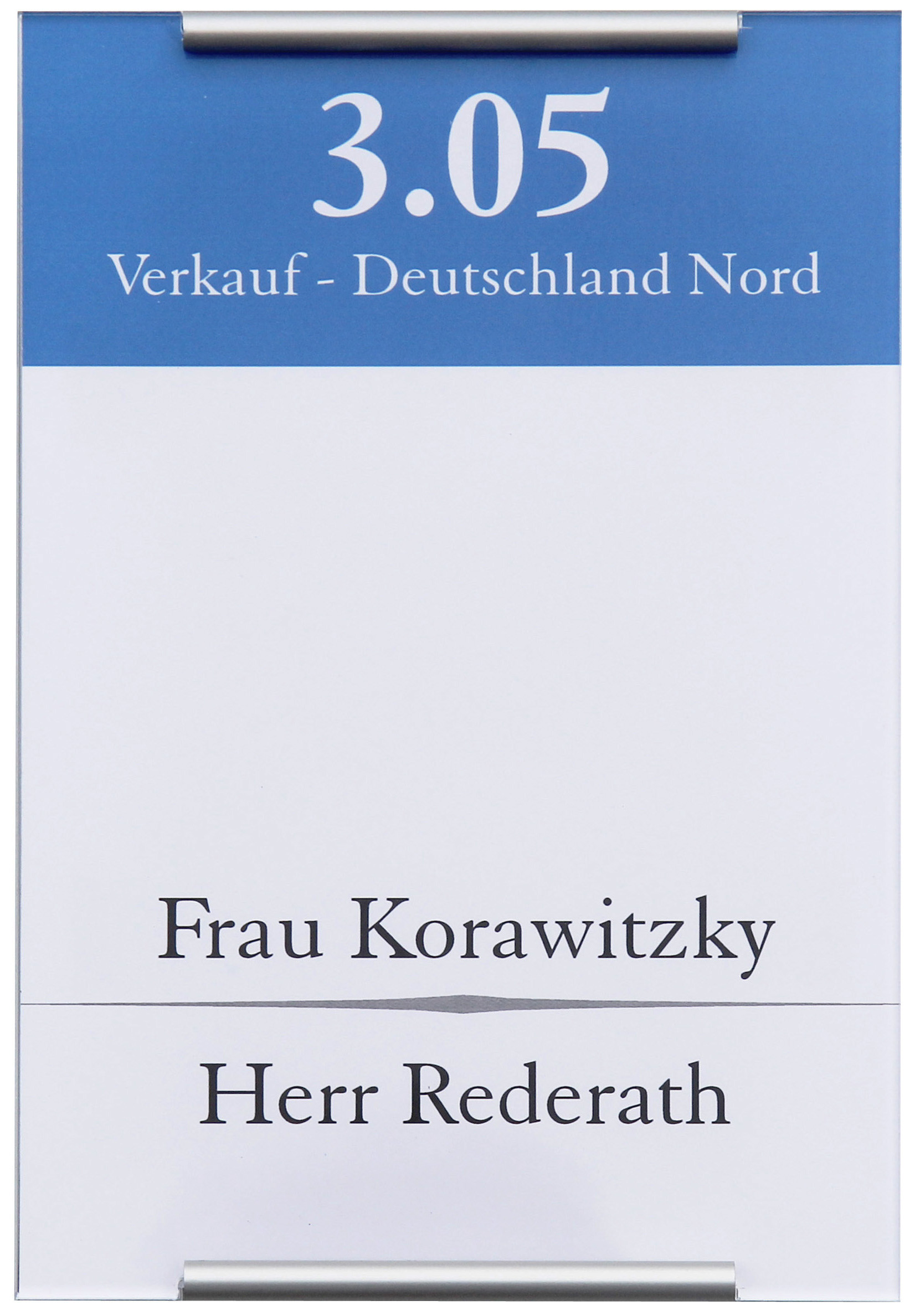 Türschild Topas - 145 x 215 mm A5 (BxH)