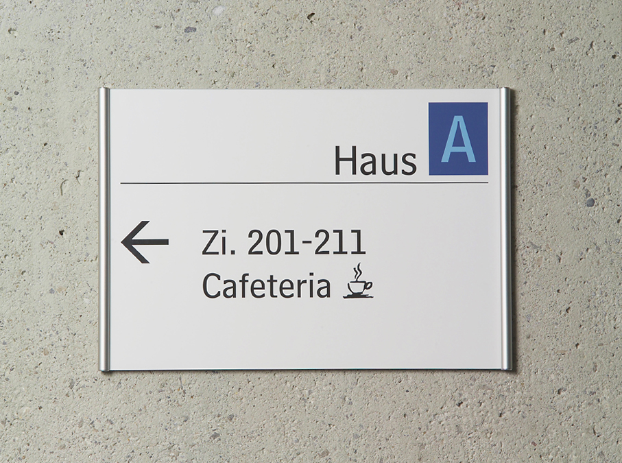 Infoschild PLANO - 313 x 210 mm (BxH) A4 quer