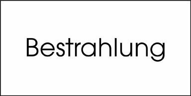 Typ Beta 135 x 68 mm - Bestrahlung